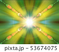Abstract green and yellow, blur background. Horizo 53674075
