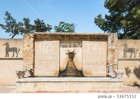 Roman drinking water founatain. Carthage, Tunisia. Roman drinking water founatain. Carthage, Tunisia. 53675552