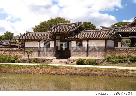 安東 河回村 瓦屋 53677504