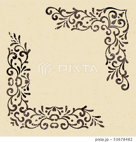 Elegant vintage vector corners 53678482