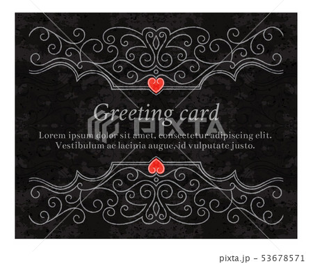 Elegant greeting vintage cards 53678571