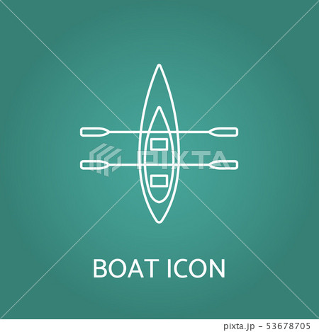 Boat icon. Vector illustration. Boat icon. Vector illustration. 53678705