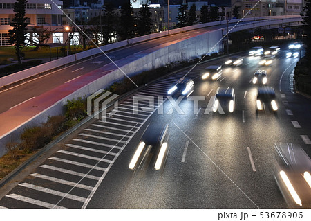 那覇の補装された車道 那覇の補装された車道 53678906