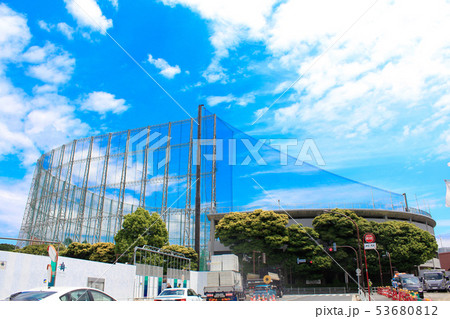 神宮ゴルフ場と神宮球場 53680812