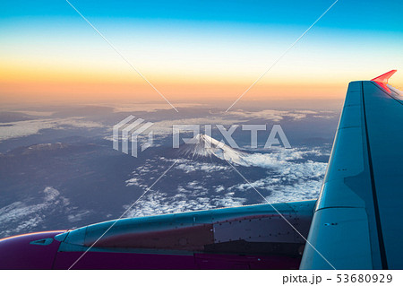 clouds sky skyscape and fuji mountain. Sunrise clouds sky skyscape and fuji mountain. Sunrise 53680929