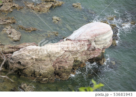 Big stone in the sea Big stone in the sea 53681943