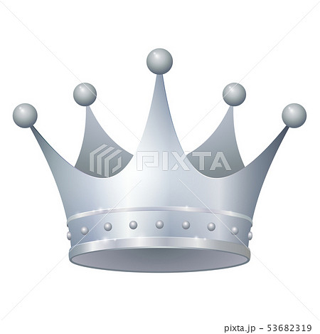 銀の王冠のイラスト素材
