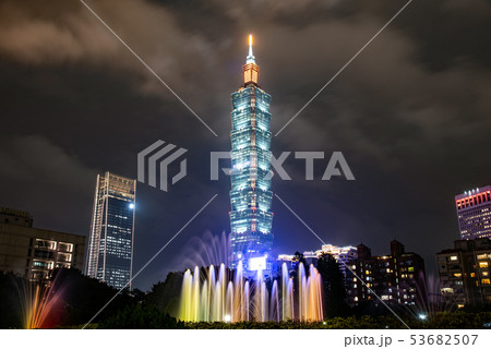 台湾 台北101 夜景 1 台湾 台北101 夜景 1 53682507