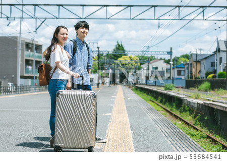 カップル　旅行　撮影協力「京王電鉄株式会社」 53684541