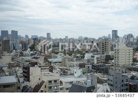 都市の遠景 (新宿区 早稲田鶴巻町周辺) 都市の遠景 (新宿区 早稲田鶴巻町周辺) 53685437
