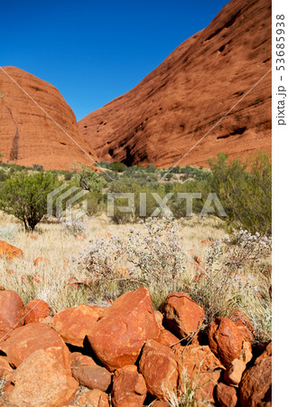 AUSTRALIA,AYERS ROCK-CIRCA AUGUST 2017-mountain in AUSTRALIA,AYERS ROCK-CIRCA AUGUST 2017-mountain in 53685938