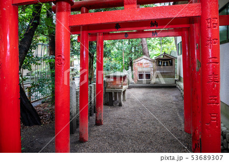 千本鳥居 赤鳥居 津城跡高山神社 53689307