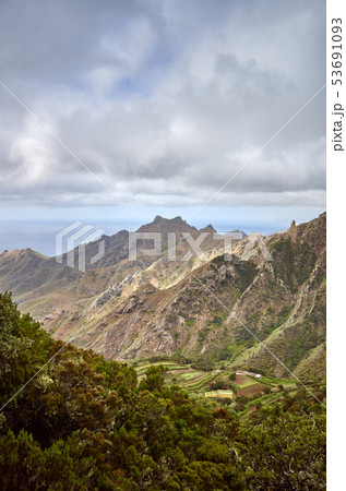 Scenic mountain landscape of Tenerife, Spain Scenic mountain landscape of Tenerife, Spain 53691093