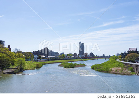 仙台市 広瀬川 愛宕橋 川 水 仙台市 広瀬川 愛宕橋 川 水 53691265