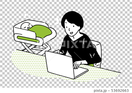 操作計算機的主婦 53692663