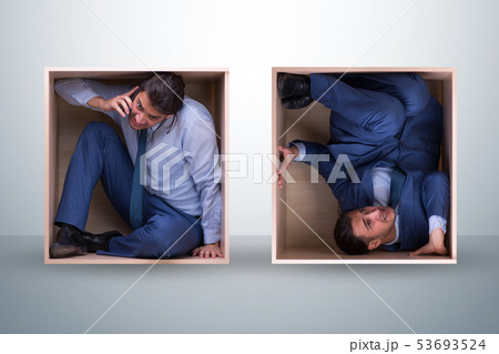 Employee working in tight space 53693524