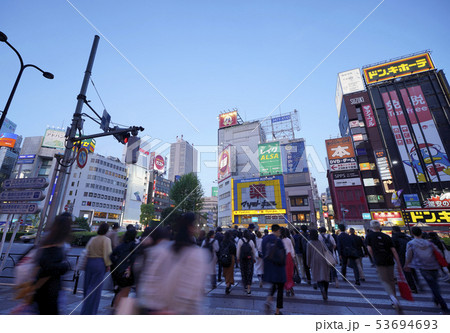 日本の東京都市景観 池袋駅前などを望む 日本の東京都市景観 池袋駅前などを望む 53694693