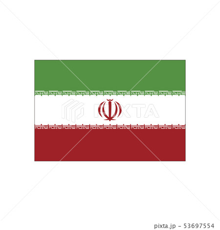 イラン イスラム共和国国旗のイラスト素材 イラン イスラム共和国国旗のイラスト素材