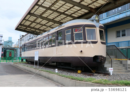 吹田工場に保存されているクモハ52電車 吹田工場に保存されているクモハ52電車 53698121
