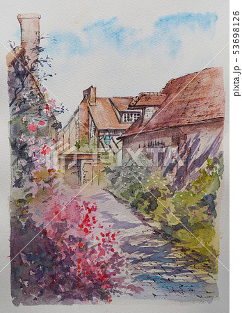 ヨーロッパの小さな村 ヨーロッパの小さな村 53698126