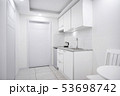 Modern interior white kitchen room showcase 53698742