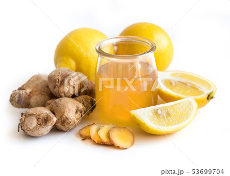Honey, lemon and ginger 53699704