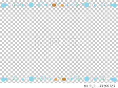 Frame material-cute polka dots and snails 2 53700123