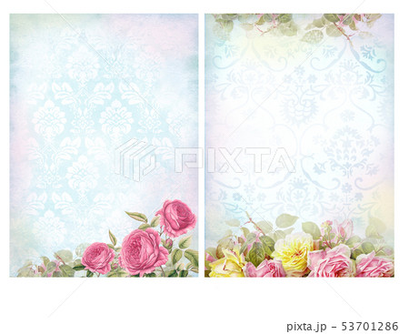 Shabby chic backgrounds with roses. Shabby chic backgrounds with roses. 53701286