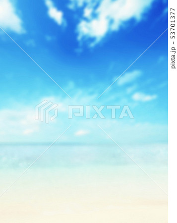 背景 夏 南国 海 空 ビーチのイラスト素材