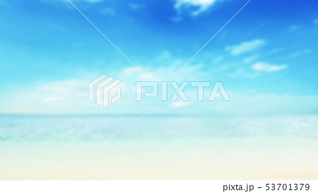 背景-夏-南国-海-空-ビーチ 53701379
