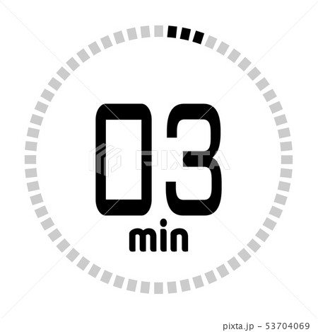 The minutes countdown timer  53704069