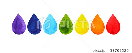 color chakra symbol concept, watercolor painting color chakra symbol concept, watercolor painting 53705526