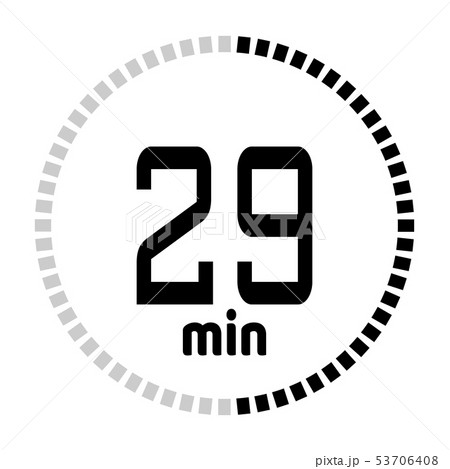 The minutes countdown timer  53706408