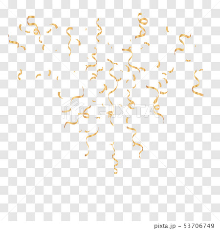 Gold confetti celebration Gold confetti celebration 53706749