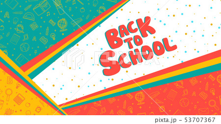 Back to school information page template design 53707367