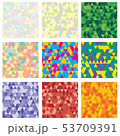 Set of 9 geometric pattern.  53709391
