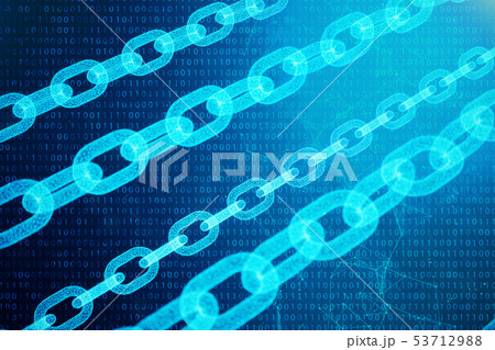 Block chain concept, digital block chain technology. Cryptocurrency, concept of digital code. Chain Block chain concept, digital block chain technology. Cryptocurrency, concept of digital code. Chain 53712988