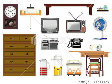 レトロな素材のイラスト素材