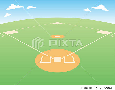 場所 グラウンド 野球のイラスト素材 53715968 Pixta