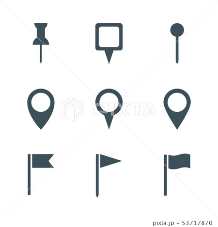 map pin icon set map pin icon set 53717870