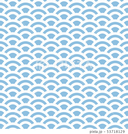 marine geometric seamless pattern 53718129