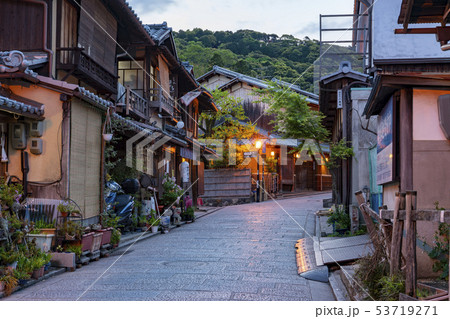 [京都府]東山・清水寺参道の風景 53719271