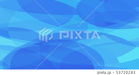 blue ovals abstract background 53720283