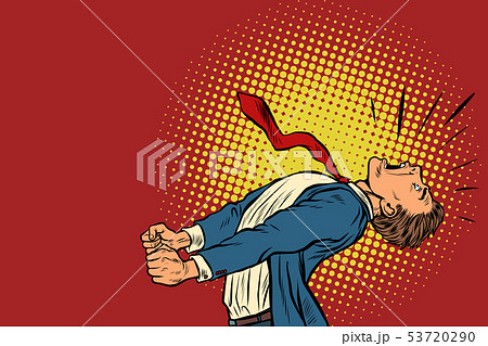 panic businessman screaming 53720290