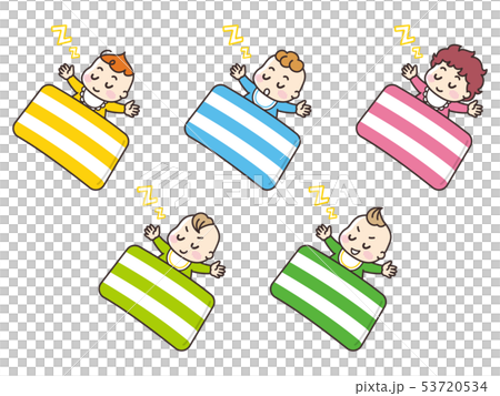 お昼寝する赤ちゃん 53720534
