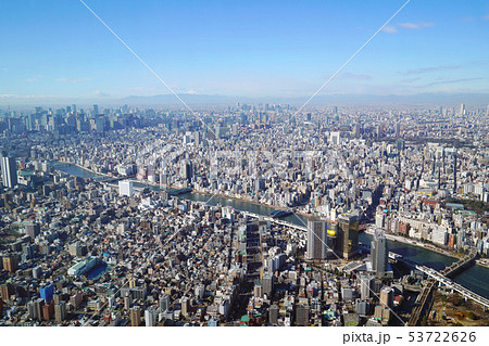 東京スカイツリー 展望台 風景 東京スカイツリー 展望台 風景 53722626