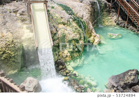 草津温泉湯畑 53724894