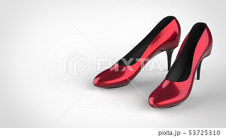 赤いハイヒール　右 53725310