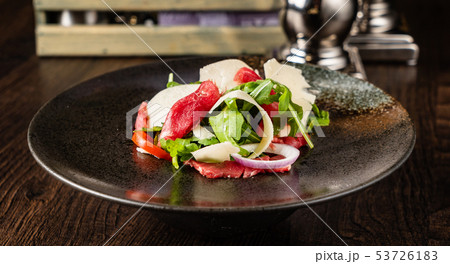salad in the restaurant salad in the restaurant 53726183