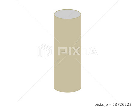 トイレットペーパーの芯のイラスト素材